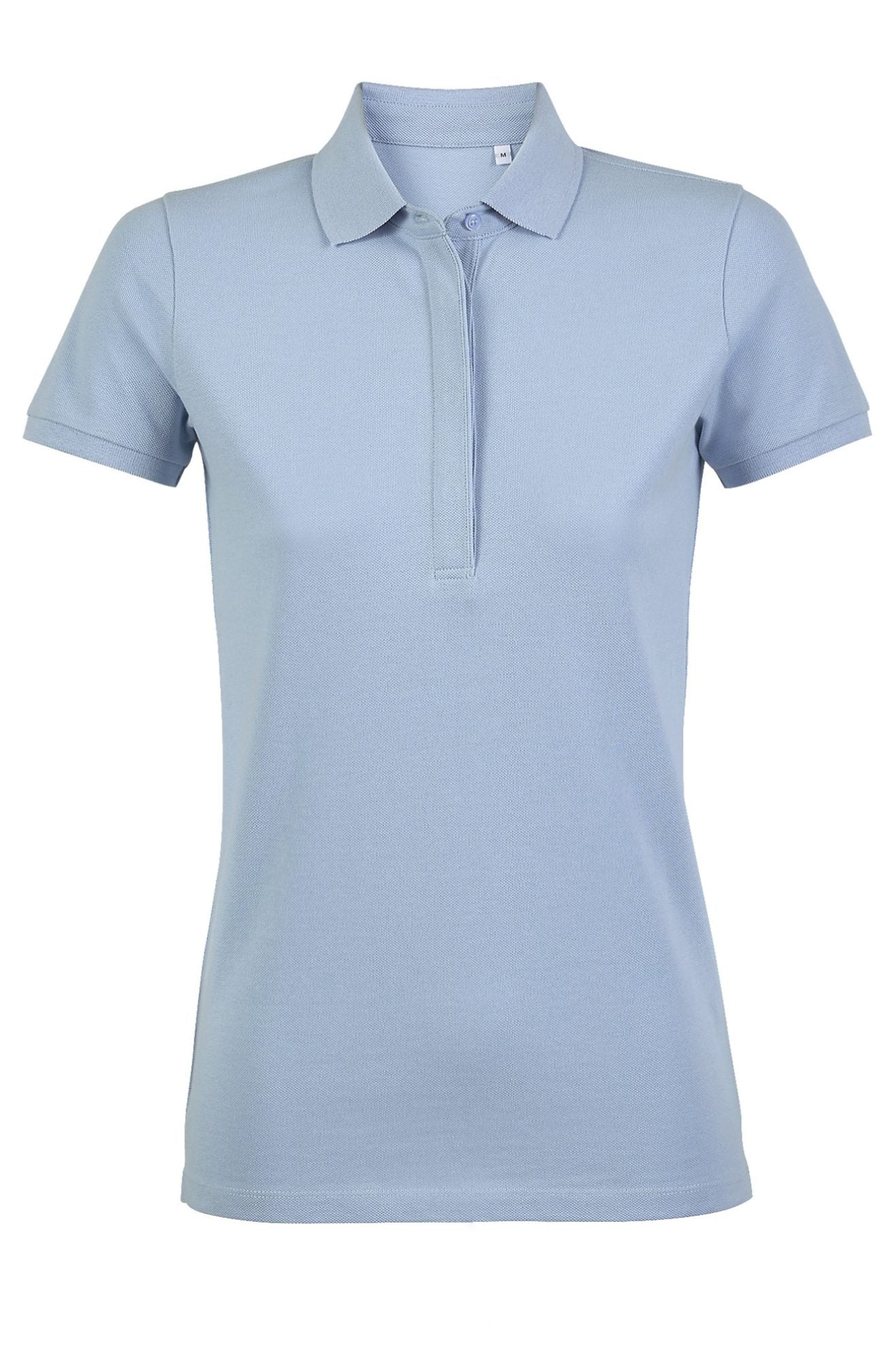 Polo donna cotone abbottonatura nascosta Owen 215 gr