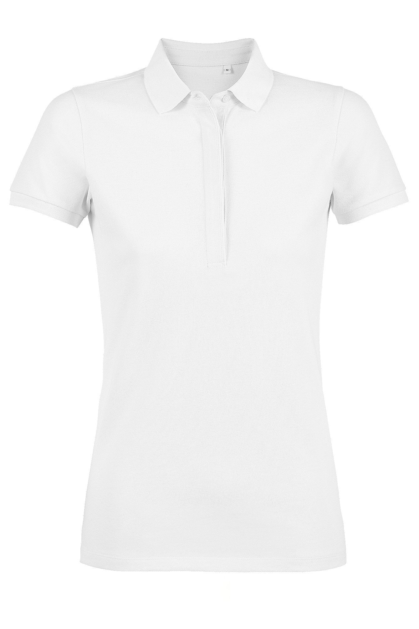 Polo donna cotone abbottonatura nascosta Owen 215 gr