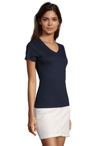 T-shirt donna cotone Imperial V 190 gr