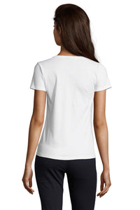 T-shirt donna cotone Imperial V 190 gr