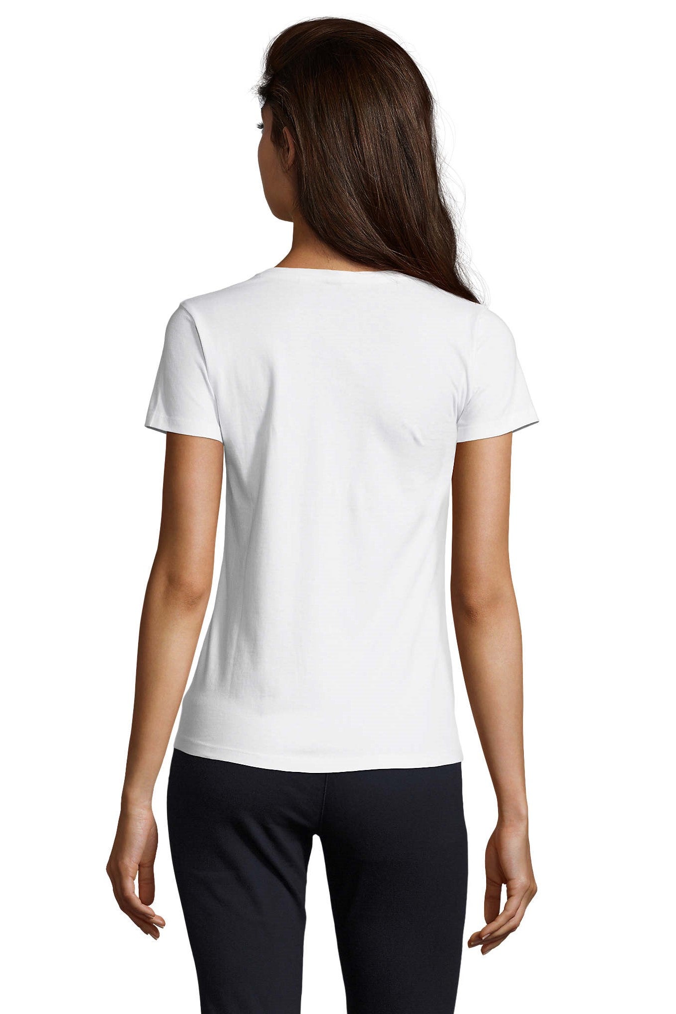 T-shirt donna cotone Imperial V 190 gr