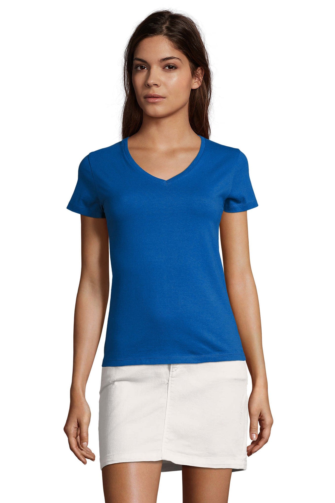 T-shirt donna cotone Imperial V 190 gr