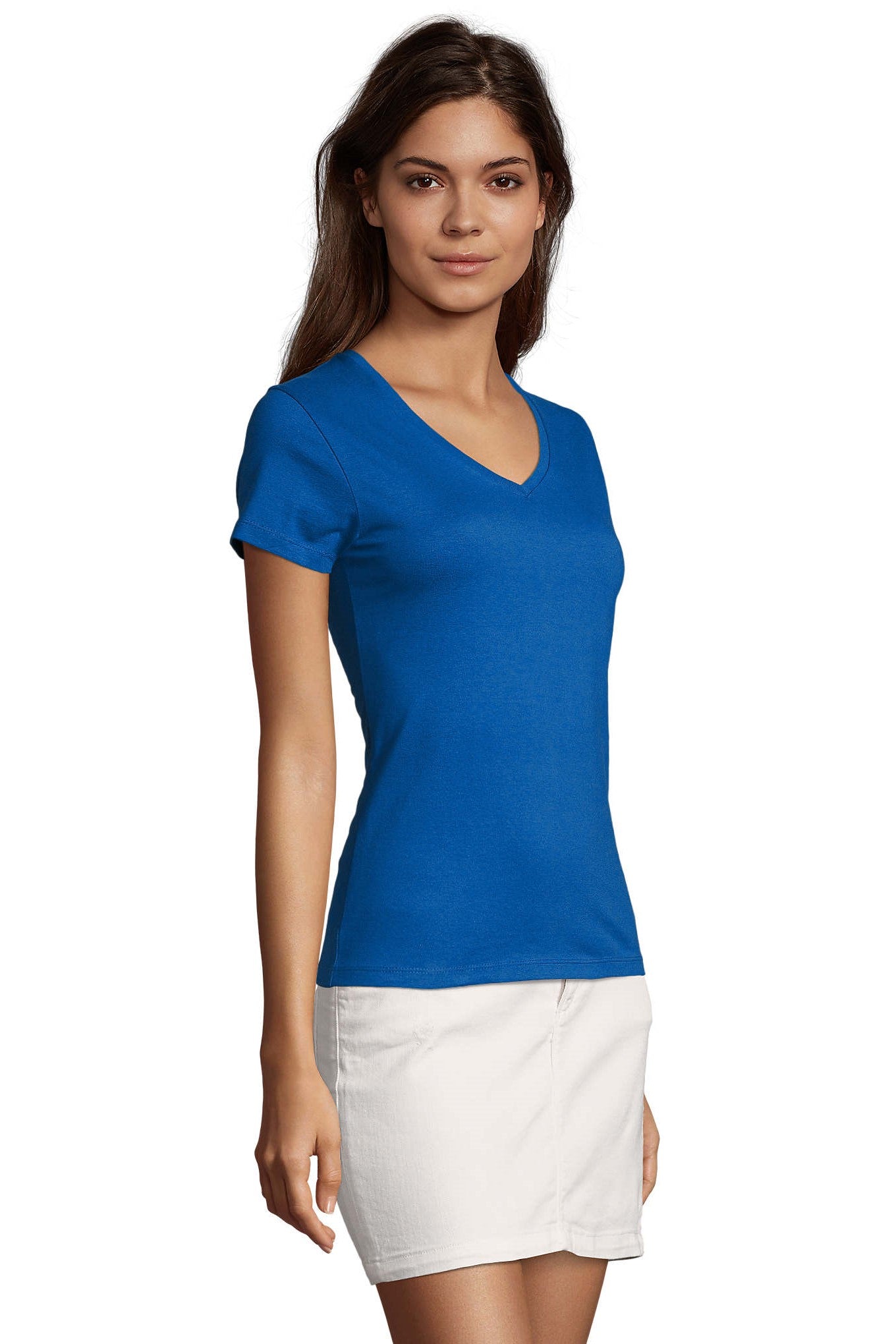T-shirt donna cotone Imperial V 190 gr