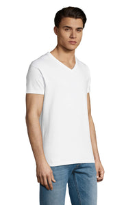 T-shirt uomo cotone scollo V Imperial V 190 gr