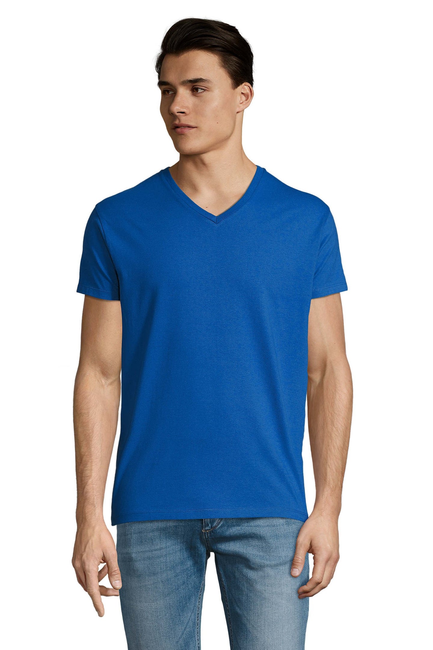 T-shirt uomo cotone scollo V Imperial V 190 gr