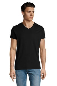 T-shirt uomo cotone scollo V Imperial V 190 gr