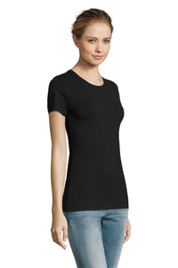 T-shirt donna cotone stretch Millenium 190 gr