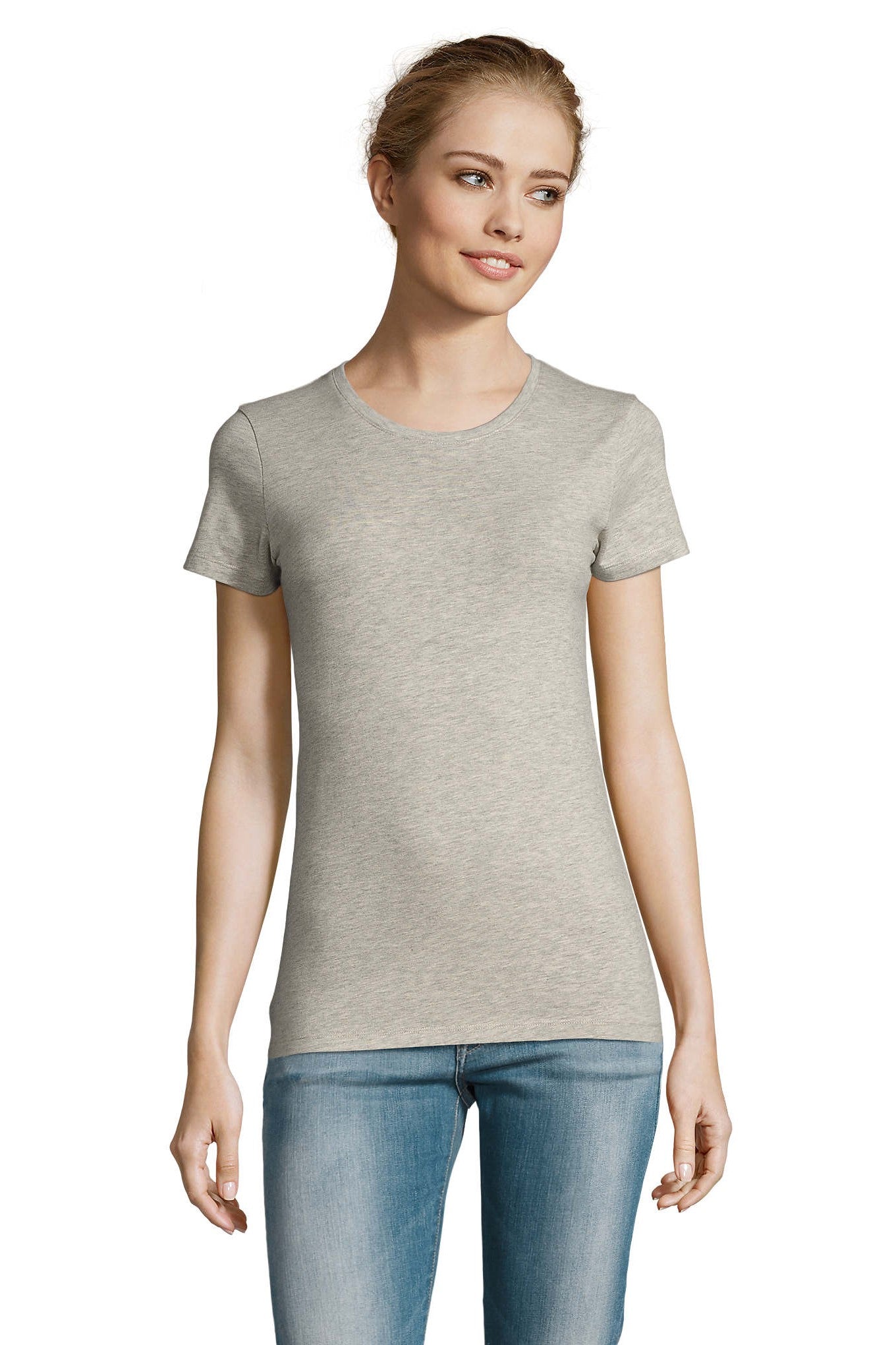 T-shirt donna cotone stretch Millenium 190 gr
