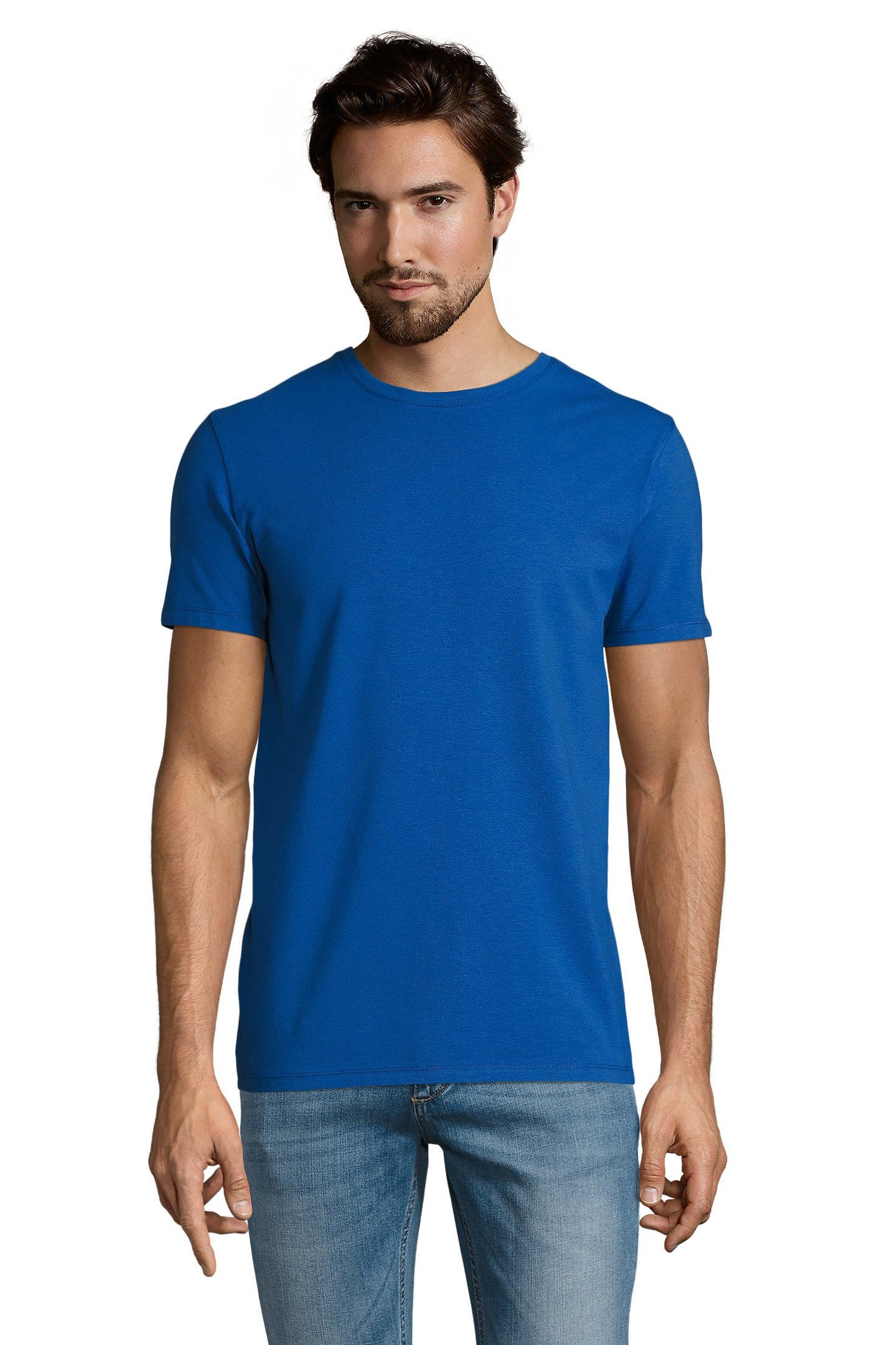 T-shirt uomo slim cotone stretch Millenium 190 gr