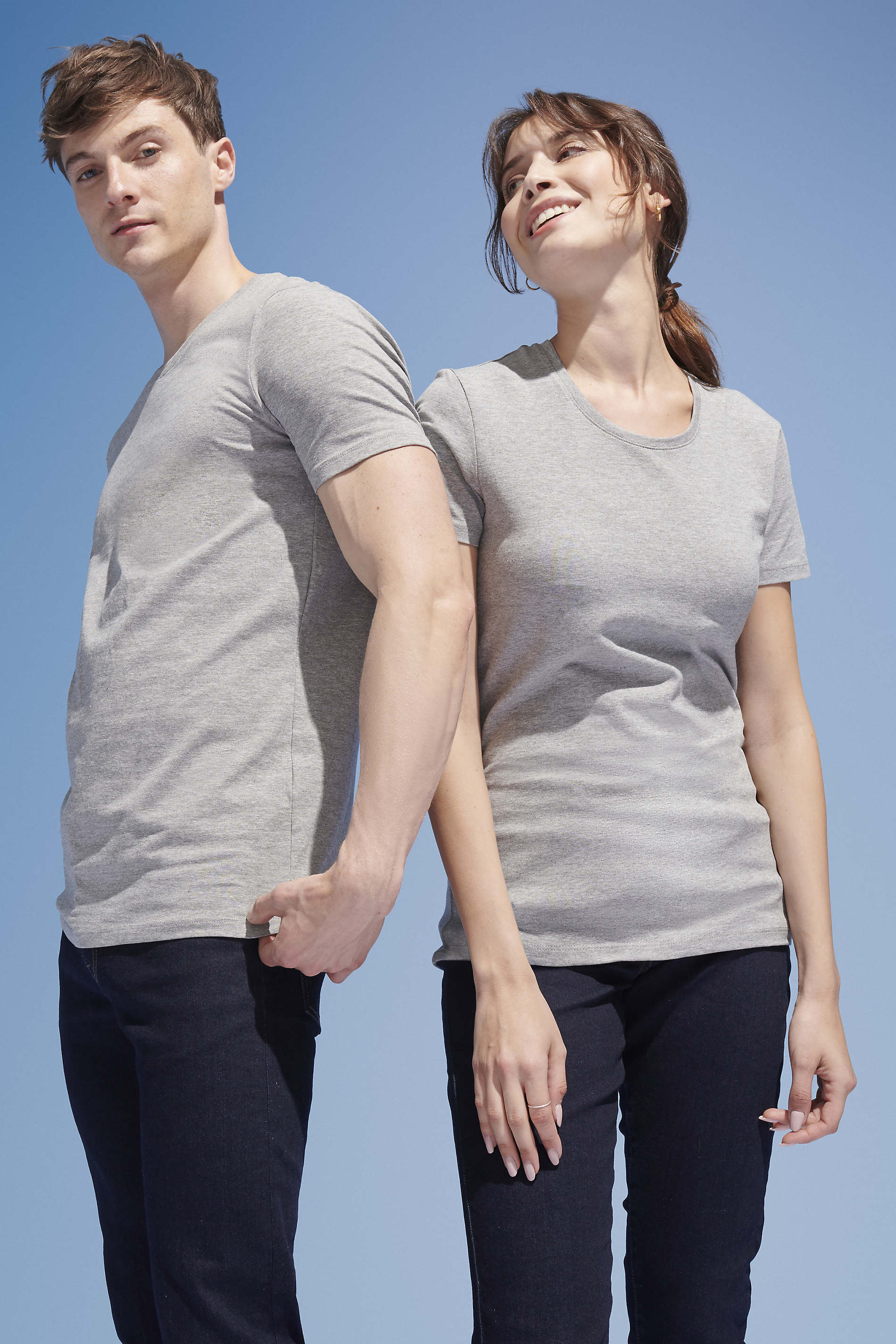 T-shirt donna cotone stretch Millenium 190 gr